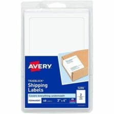 Shipping Labels, Laser/Inkjet, 3"x4", 40/PK, 18PK/CT, WE