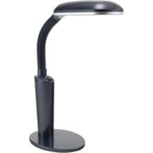 Lamp, Desk, Adj Swivel Neck, 27W CFL Bulb, Black