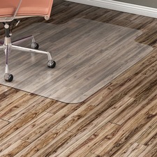 Chairmat, Hard Floor, Wide Lip/ 25"x12", 45"x53", Clear