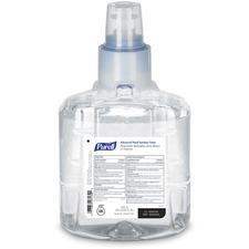 Hand Sanitizer Foam, f/ LTX-12, 1200mL, Clear