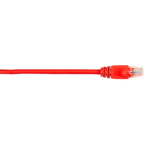 3 ft Category 5e Network Cable for Network Device - First End: 1 x RJ-45 Network - Male - Second End: 1 x RJ-45 Network - Male - 1 Gbit/s - Patch Cable - Gold Plated Contact - CM - 26 AWG - Red - 1 Each