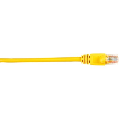 1 ft Category 5e Network Cable for Network Device - First End: 1 x RJ-45 Network - Male - Second End: 1 x RJ-45 Network - Male - 1 Gbit/s - Patch Cable - Gold Plated Contact - CM - 26 AWG - Yellow - 1 Each