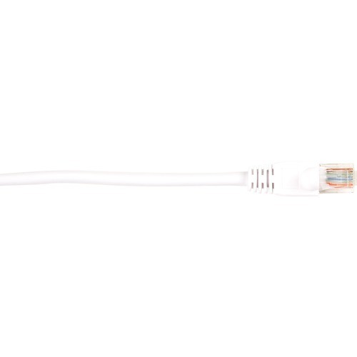 3 ft Category 5e Network Cable for Network Device - First End: 1 x RJ-45 Network - Male - Second End: 1 x RJ-45 Network - Male - 1 Gbit/s - Patch Cable - Gold Plated Contact - CM - 26 AWG - White - 1 Each