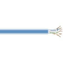 1000 ft Category 5e Network Cable for Network Device - First End: Bare Wire - Second End: Bare Wire - CM - 24 AWG - Blue - 1 Each