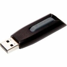 V3 USB 3.0 Drive, 64GB, Black/Gray