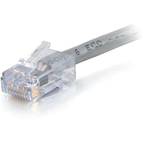 15 ft Category 6 Network Cable for Network Device - First End: 1 x RJ-45 Network - Male - Second End: 1 x RJ-45 Network - Male - Patch Cable - Plenum - Gray - 1 Each