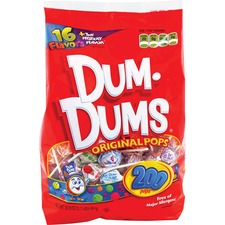 Dum Dum Pops, 200/BG, Assorted