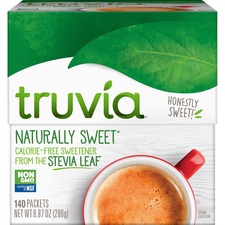 Truvia Sweetener Packets, 140/BX, White
