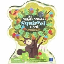 The Sneaky, Snacky Squirrel Game, 2 to 4 Players, Ages 3 to 7, 27 Pieces
