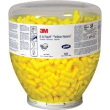 Classic Earplugs, Uncorded, NRR: 33, 500PR/Bottle, Yellow