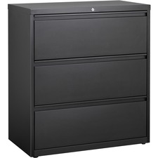Lateral File, 3DRW, 36"x18-5/8"x40-1/4", Black
