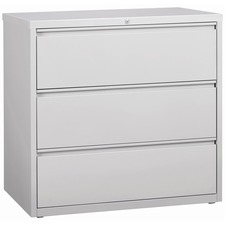 Lateral File, 3DRW, 42"x18-5/8"x40-1/4", Lt Gray