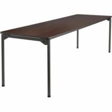 Wood Folding Table, 30"x96", Walnut