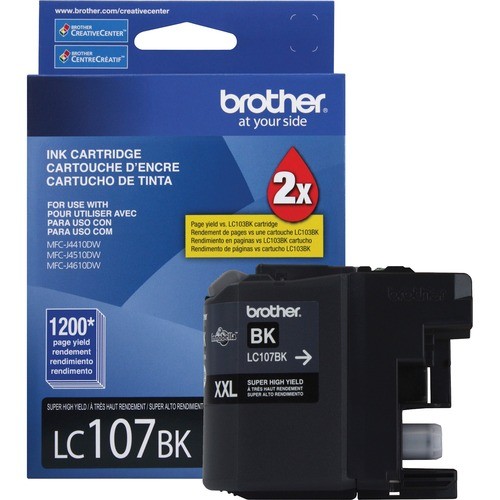 Brother MFC-J4310DW,4410DW,4510DW,4610DW,4710DW Super High Yield Black Ink Cartridge (1,200 Yield)