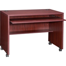 Computer Workstation, 41-3/8"x23-5/8"x29-1/2", Mahogany