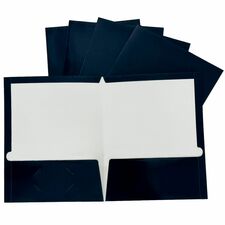 Two Pocket Folder, Ltr, 2-Pkts, 100 Shts, 25/BX, NY