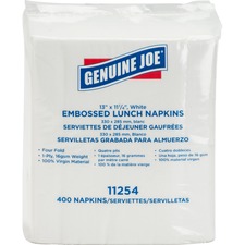 Luncheon Napkins, 1-Ply, 13"x11-1/4", 400/PK, WE