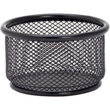 Paper Clip Holder, 3-3/4"x3-7/8", Black Mesh