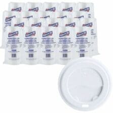 Ripple Cup Lid, 10-16oz., 1000/CT, White