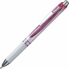 Gel Pen, Retractable, Metal Tip, .7mm, Pearl/BE Barrel/PL/WE