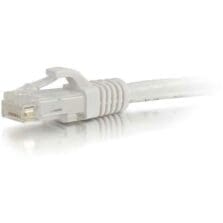 12 ft Category 6 Network Cable for Network Device - First End: 1 x RJ-45 Network - Male - Second End: 1 x RJ-45 Network - Male - Patch Cable - White - 1 Each
