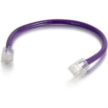 1 ft Category 6 Network Cable for Network Device - First End: 1 x RJ-45 Network - Male - Second End: 1 x RJ-45 Network - Male - Patch Cable - Purple - 1 Each