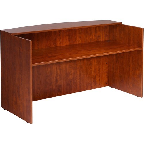 Desk, Reception, Shell, 71"Wx36"Dx42"H, Cherry
