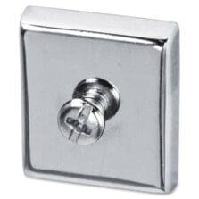 Cubicle Magnets, Large, 2/PK, Aluminum