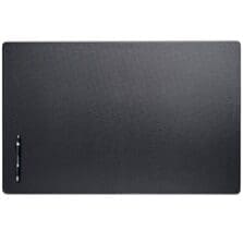 Desk Mat, Permaflat Core, 19"Wx30"Lx3/10"H, Black
