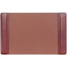Desk Pad, Side Rails, Mocha, 22"x14"x3/5", BN