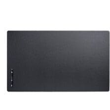 Desk Mat, Permaflat Core, 20"Wx34"Lx3/10"H, Black