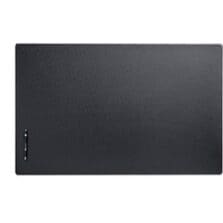 Desk Mat, Permaflat Core, 24"Wx38"Lx3/10"H, Black