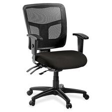 Mid-Back Chair, FabSeat, 25-1/4"x23-1/2"x40-1/2", PerfectionBK