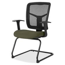 Guest Chair, Vinyl Seat, 27"x27-1/2"x41", Canyon Fern