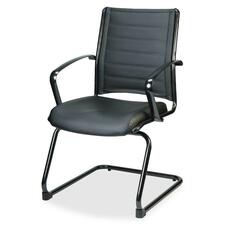 Chair, Guest, 22"x25-1/2"x35-4/10", TM Base/BK Leather