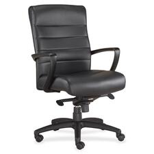 Chair, Manchester, Mid-Back, 25-4/5"x28-9/10"x41-4/5", Black