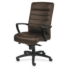 Chair, Manchester, High-Back, 25-4/5"Wx29"Dx45"H, Brown