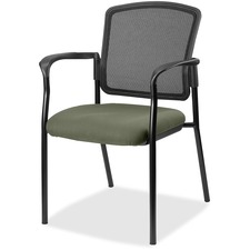 Guest Chair, Fabric Seat, w/Arms, 25-4/5"x20"x32", Shire Sage