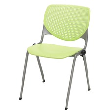 Chair, No Arms, 21-1/2"x21-1/4"x31", SR Frame/GN