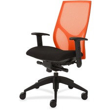 Task Chair, Knee Tilt, Adj T-Arm, 25"x26"x39-1/2"-46-1/2", OE/ON