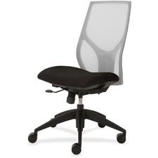 Task Chair, Simple Synchro, Armless, 25"x26"x39"-46", WE/Onyx
