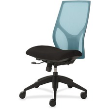 Task Chair, Simple Synchro, Armless, 25"x26"x39"-46", AA/Onyx