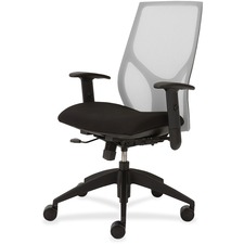 Task Chair, Synchro, Hgt-adj T-Arms, 25"x26"x39"-46", WE/Onyx