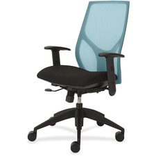 Task Chair, Synchro, Hgt-adj T-Arms, 25"x26"x39"-46", AA/Onyx