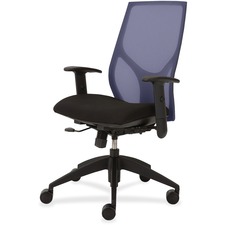 Task Chair, Synchro, Hgt-adj T-Arms, 25"x26"x39"-46", BE/Onyx