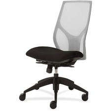 Task Chair, Full Synchro, Armless, 25"x26"x39"-46", WE/Onyx