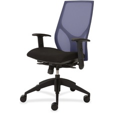 Task Chair, Full Synchro, Hgt-adj T-Arms, 25"x26"x39"-46", BE/ON