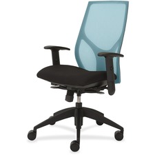 Task Chair, Full Synchro, Hgt-adj T-Arms, 25"x26"x39"-46", AA/ON