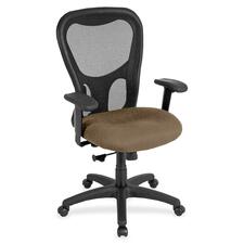 Chair, HighBack, Synchro, FabricSeat, 26"x24"x44-1/2", Roulette