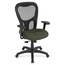 Chair, HighBack, Synchro, FabricSeat, 26"x24"x44-1/2", OGN